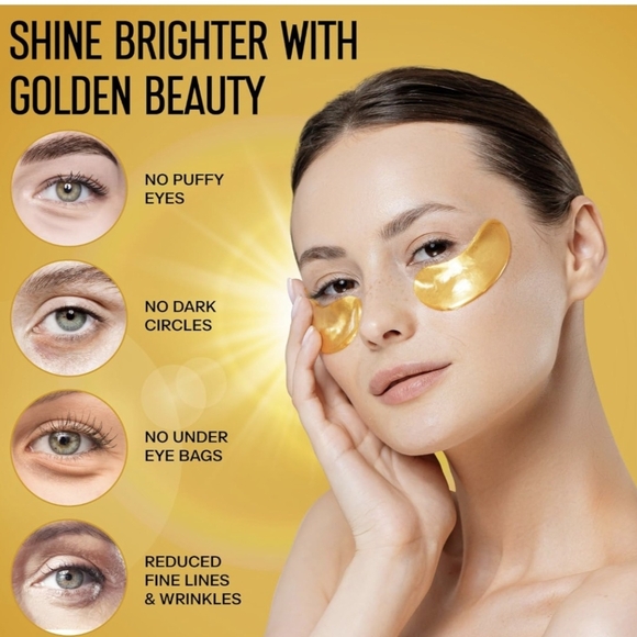 Kinpur Organic 24K Gold Eye Mask - Picture 2 of 7